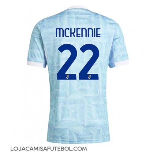 Camisa de Futebol Juventus Weston McKennie #22 Equipamento Secundário 2025-26 Manga Curta